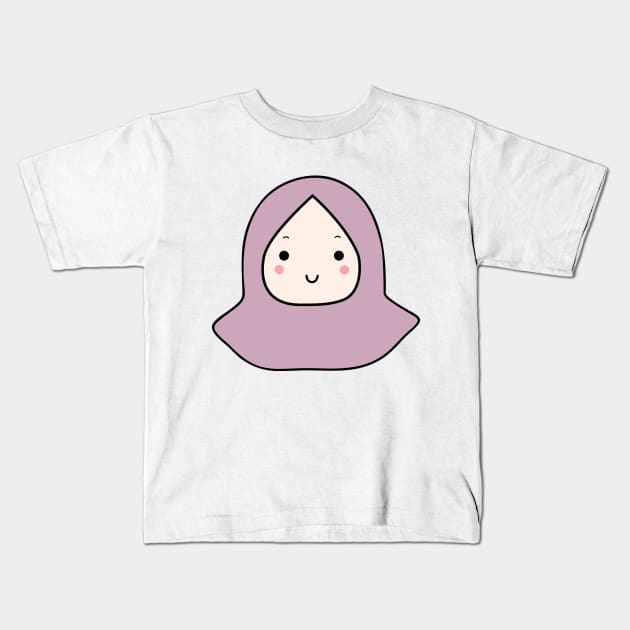 Veil Kids T-Shirt by lisanisafazrin